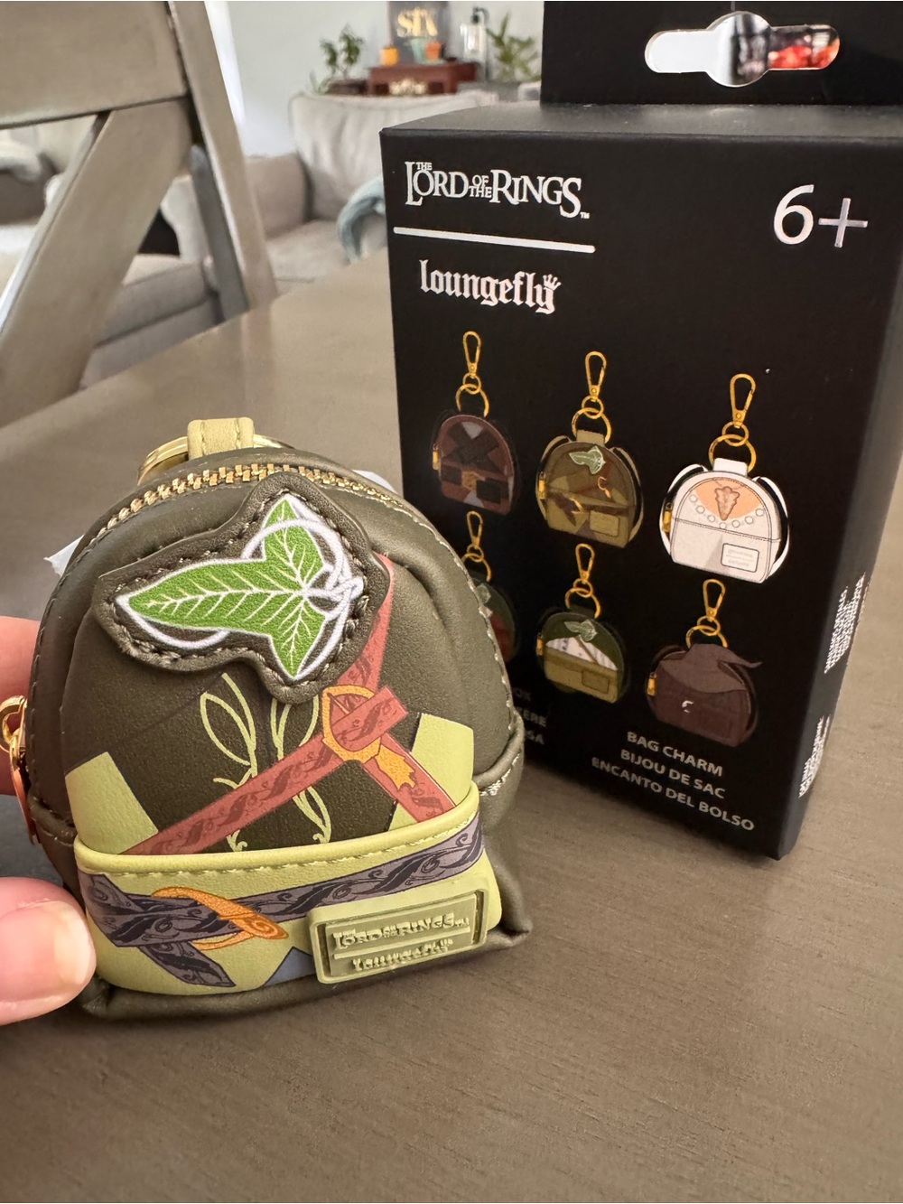 Loungefly Lord of the Rings Mini Backpack Legolas Bag Charm